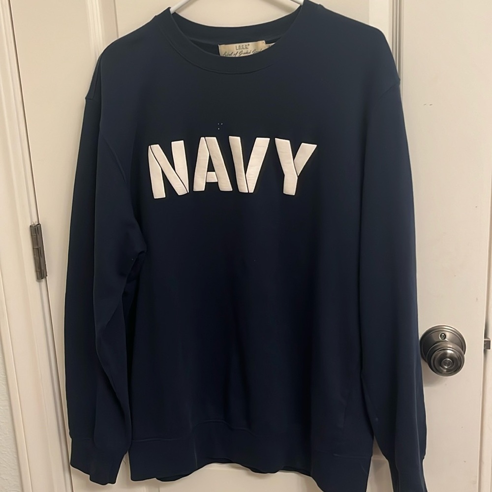 Navy Oversized Crewneck